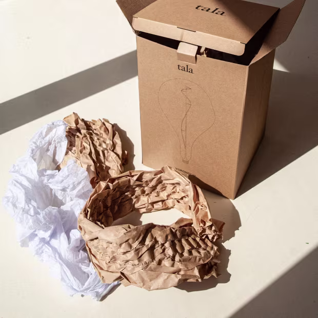 100% plastic free packaging