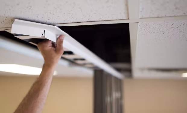 Built-in Acoustic Ceiling Edge