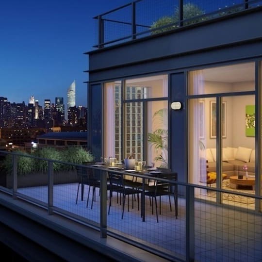Swinging Terrace Door