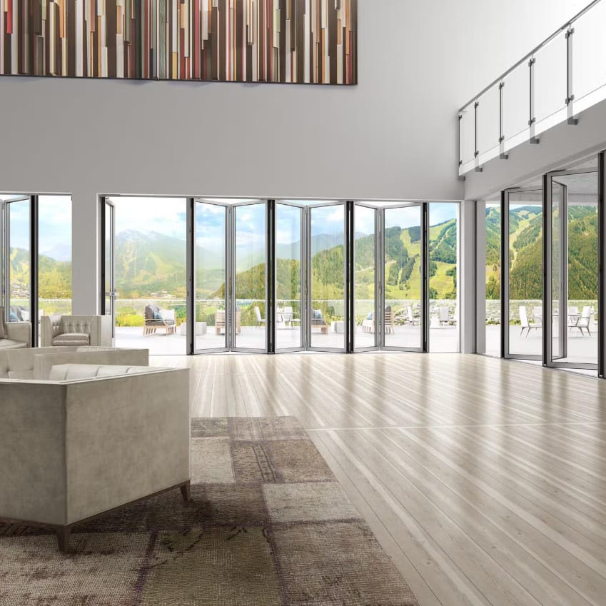 Folding Glass Walls