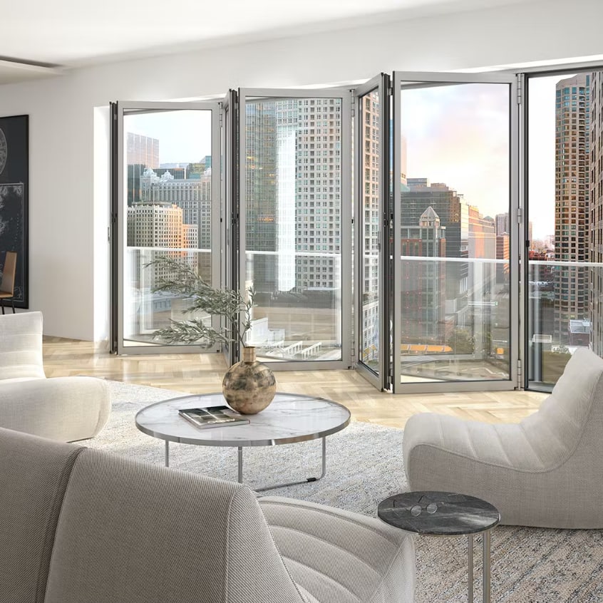 Folding Glass Walls