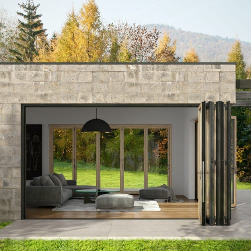 Folding Glass Walls