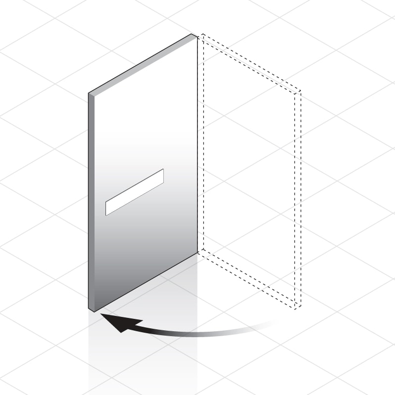 Single LR Hold Open 90°