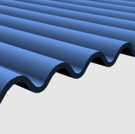 1/2" Corrugated Panel