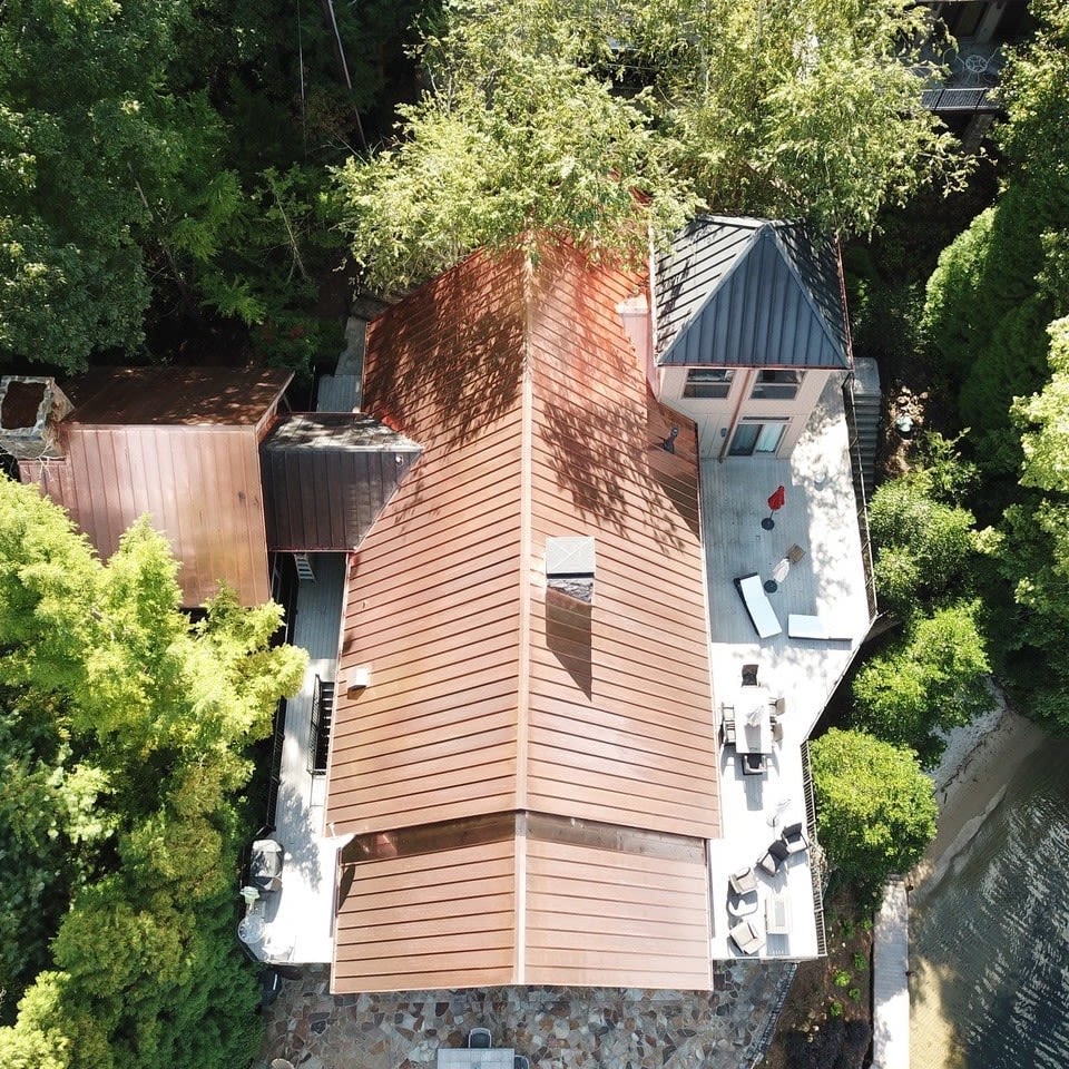 Copper Standing Seam