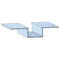 6063-T6 Aluminum H Profile