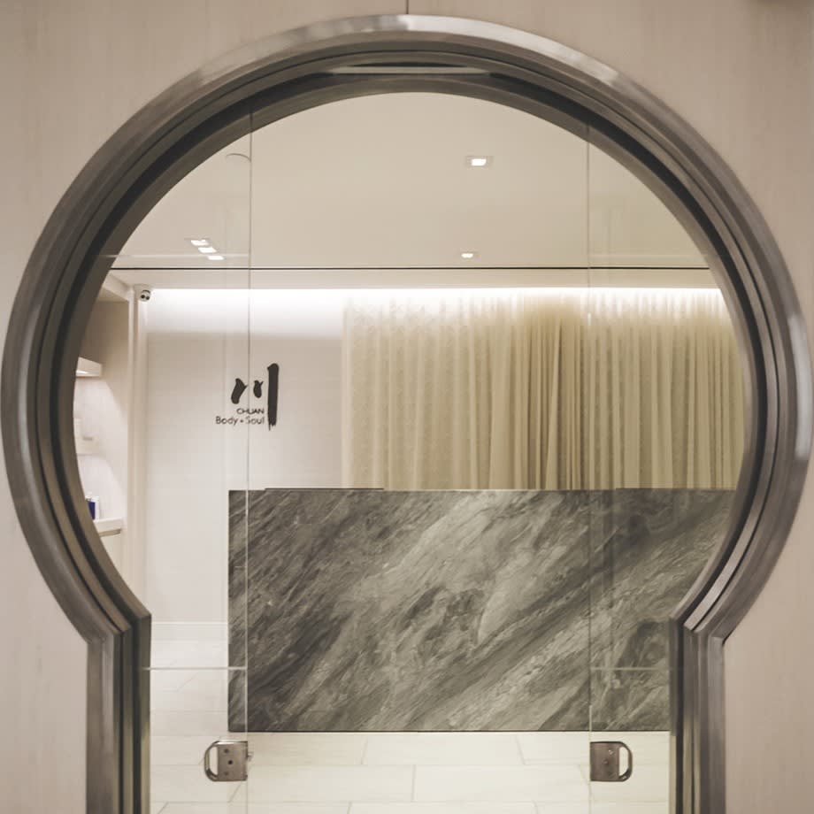 Telescopic Frameless Door