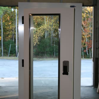 Glazed Delta Swing Door