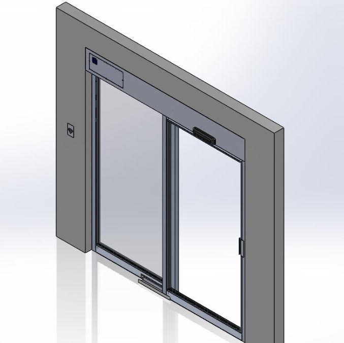 Automatic Glazed SlidingDoor