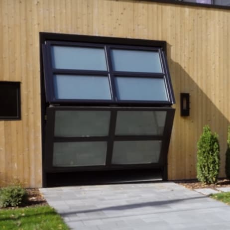 Dual Panel Hydraulic Door