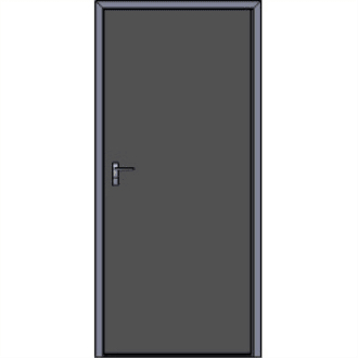 Flush Door-Hollow Metal
