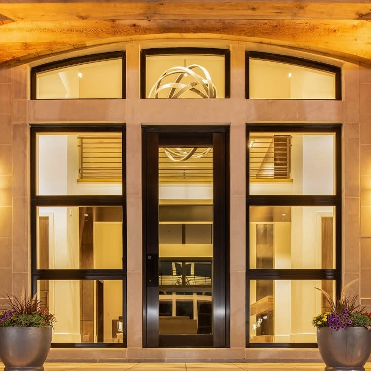 Glazed Pivot Door