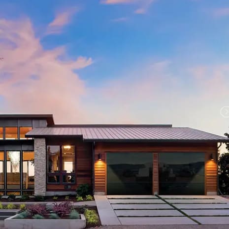 Aluminum Glass Garage Door