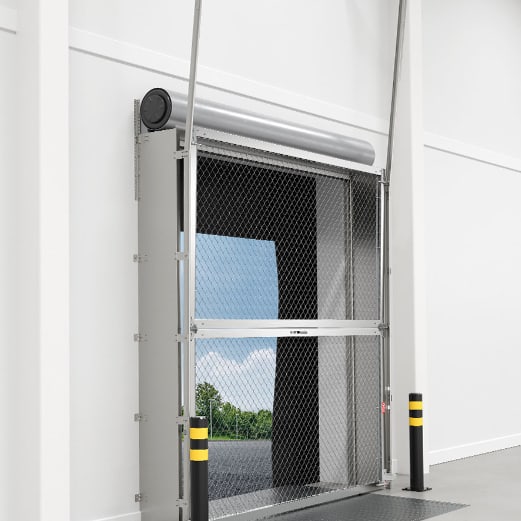 Behind Rolling Door
