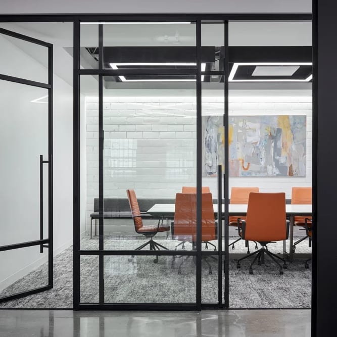 Glazed Swinging Door