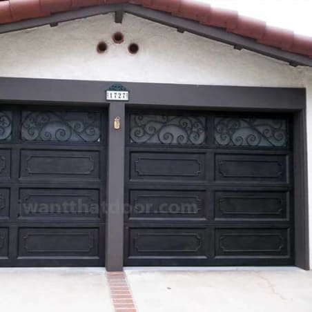 Wrought Iron Garage Door
