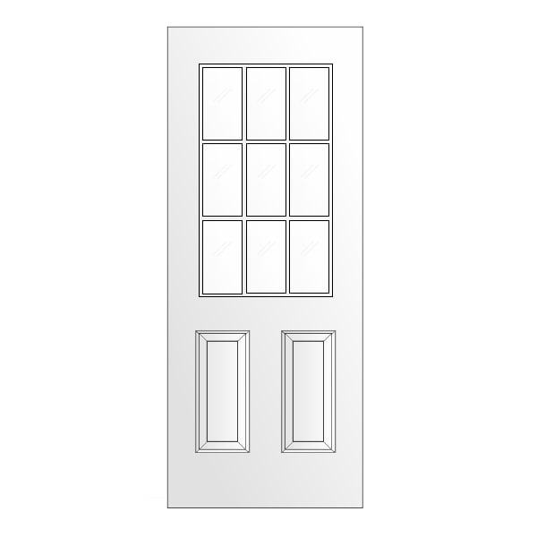 2-Panel : w 9 Light