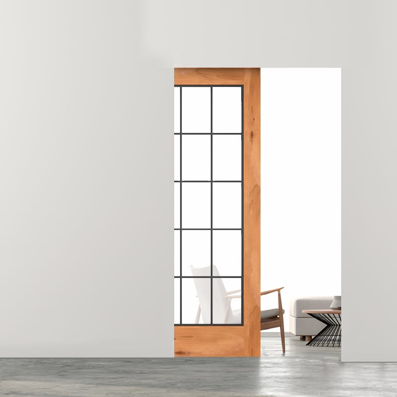Glazed Pocket Door