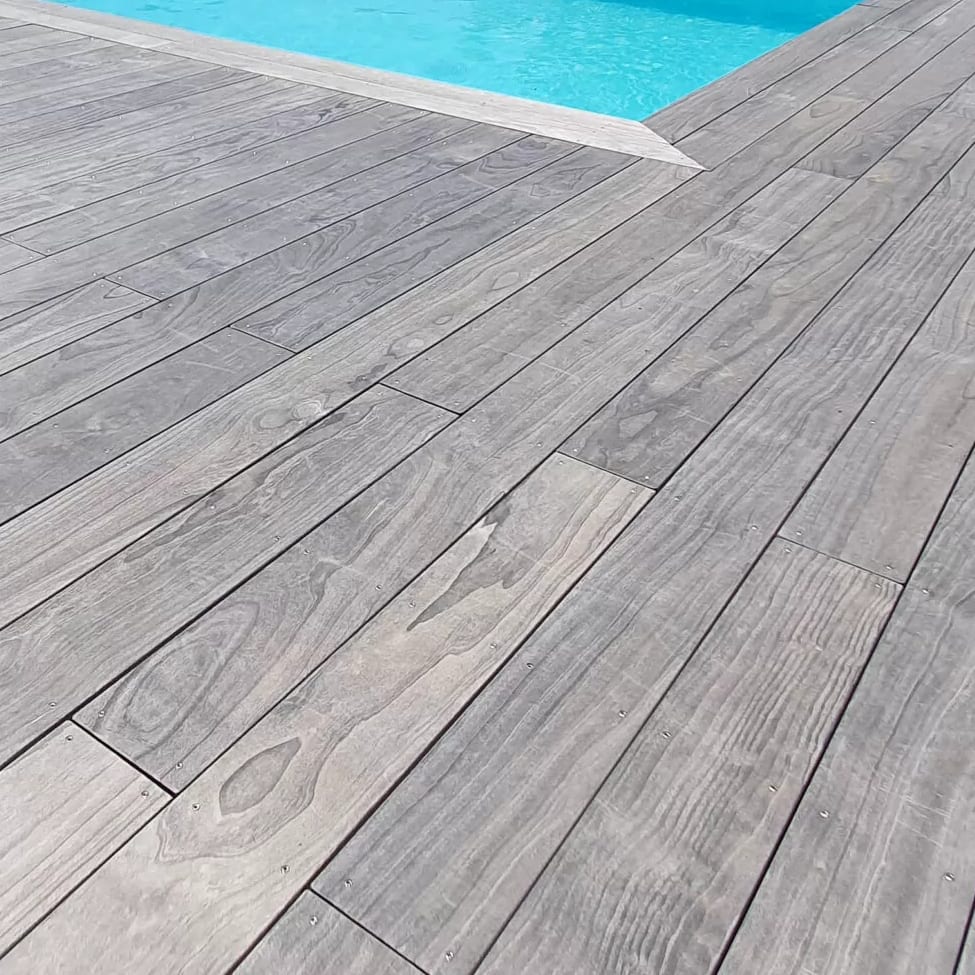 Color Grey Decking