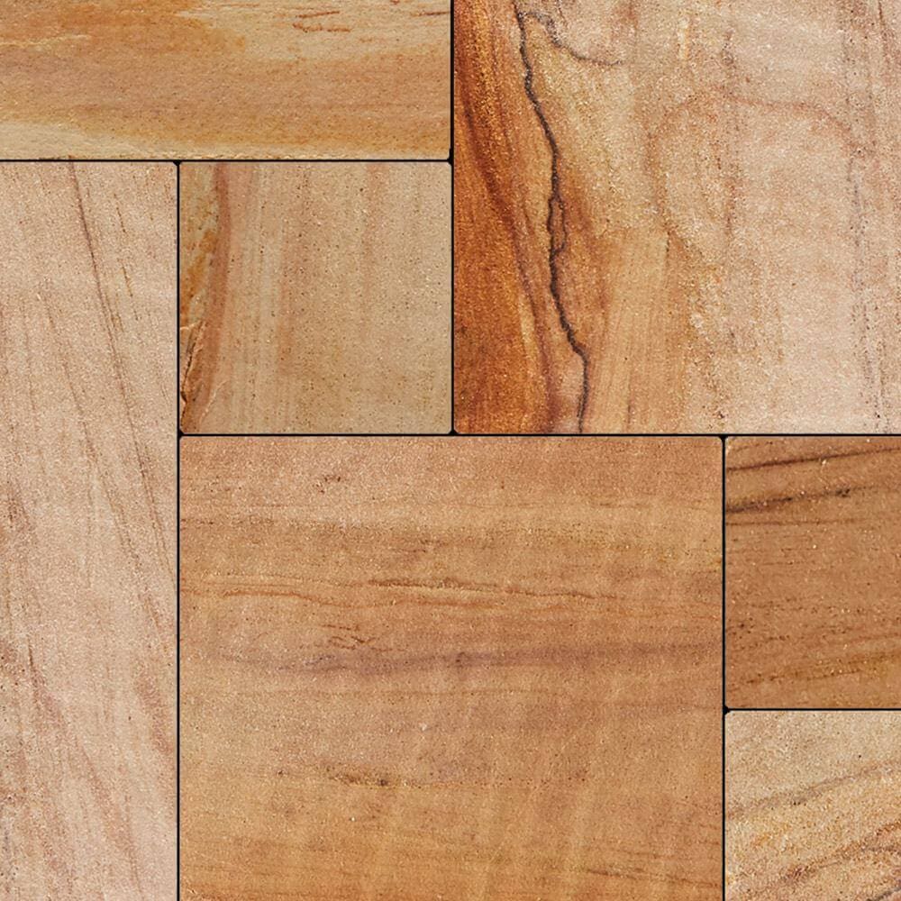Harvest Gold Sandstone Pattern