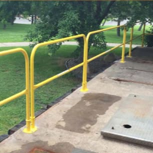Floor Mount Railing