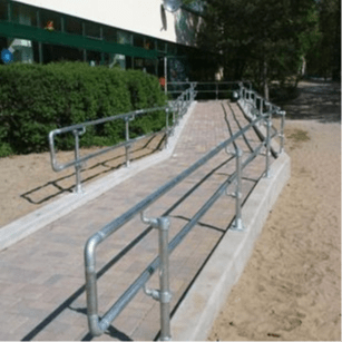 ADA Galvanized Handrail