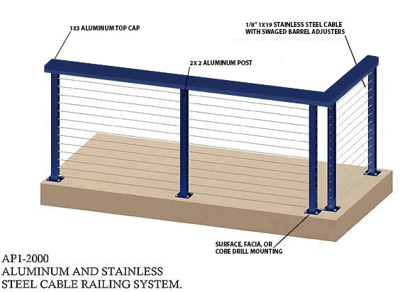 Aluminum Cable Railing