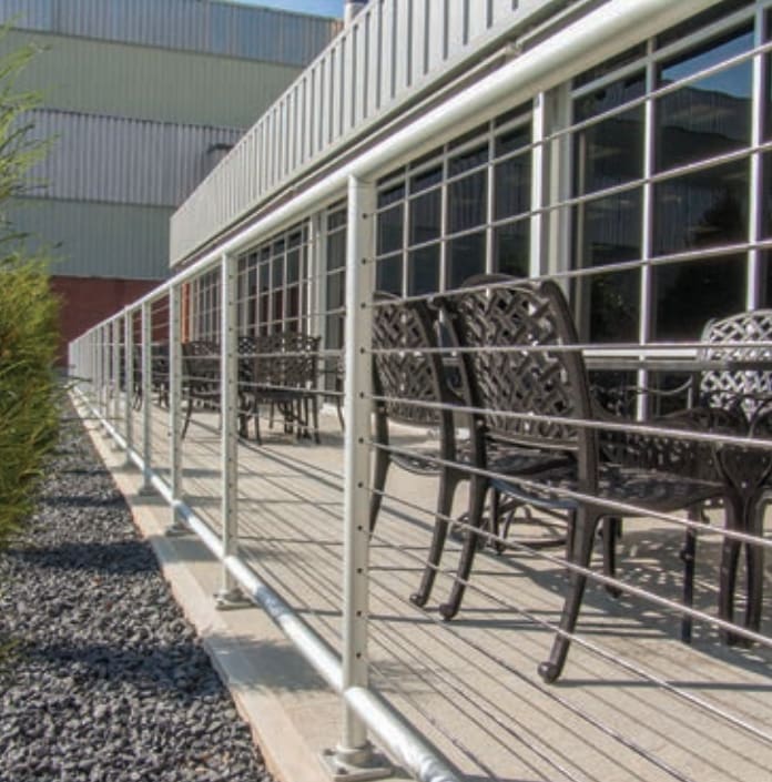 5C Pipe Cable Railing