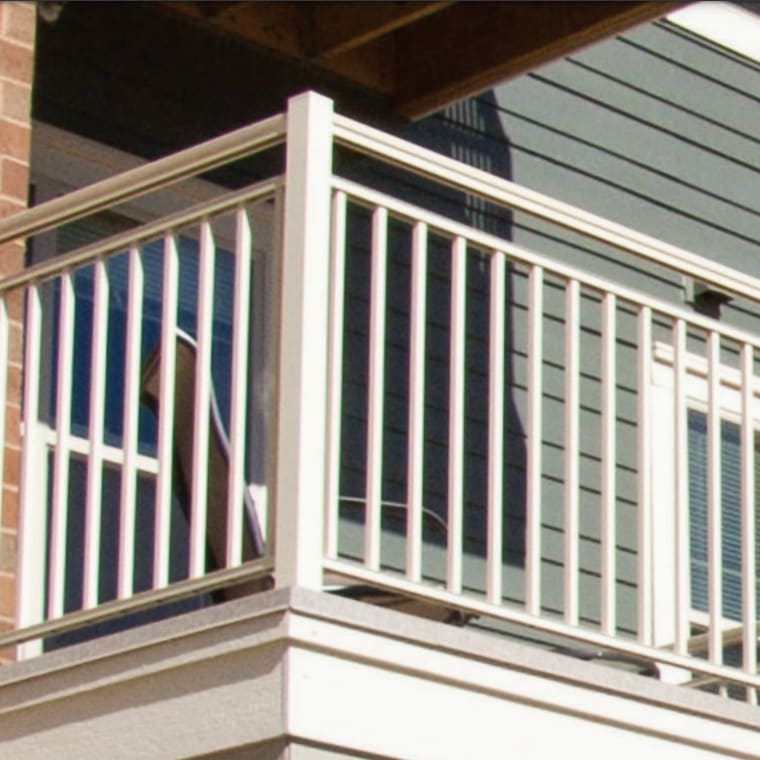 9P & 9W Pipe Picket Railing