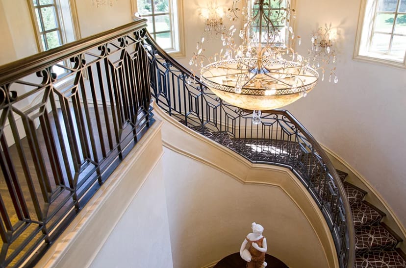 Transitional-Modern Railings