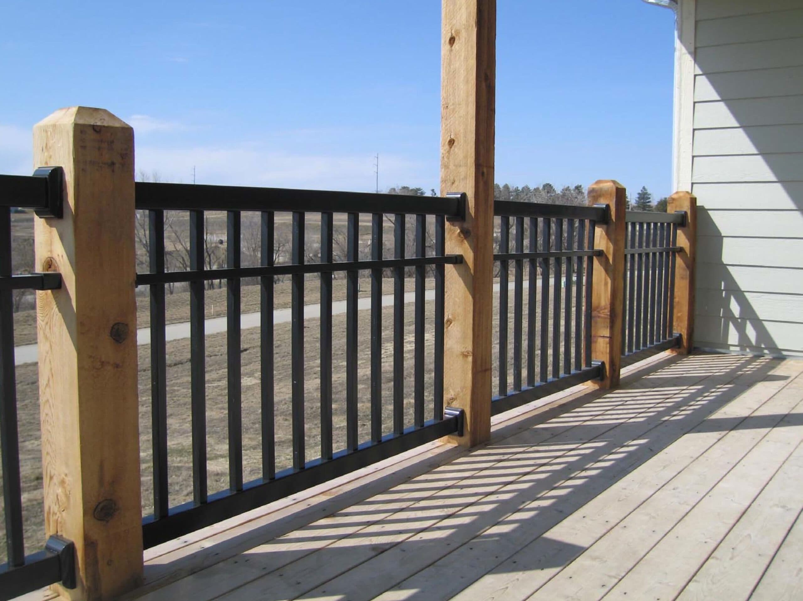Black Vinyl Fence