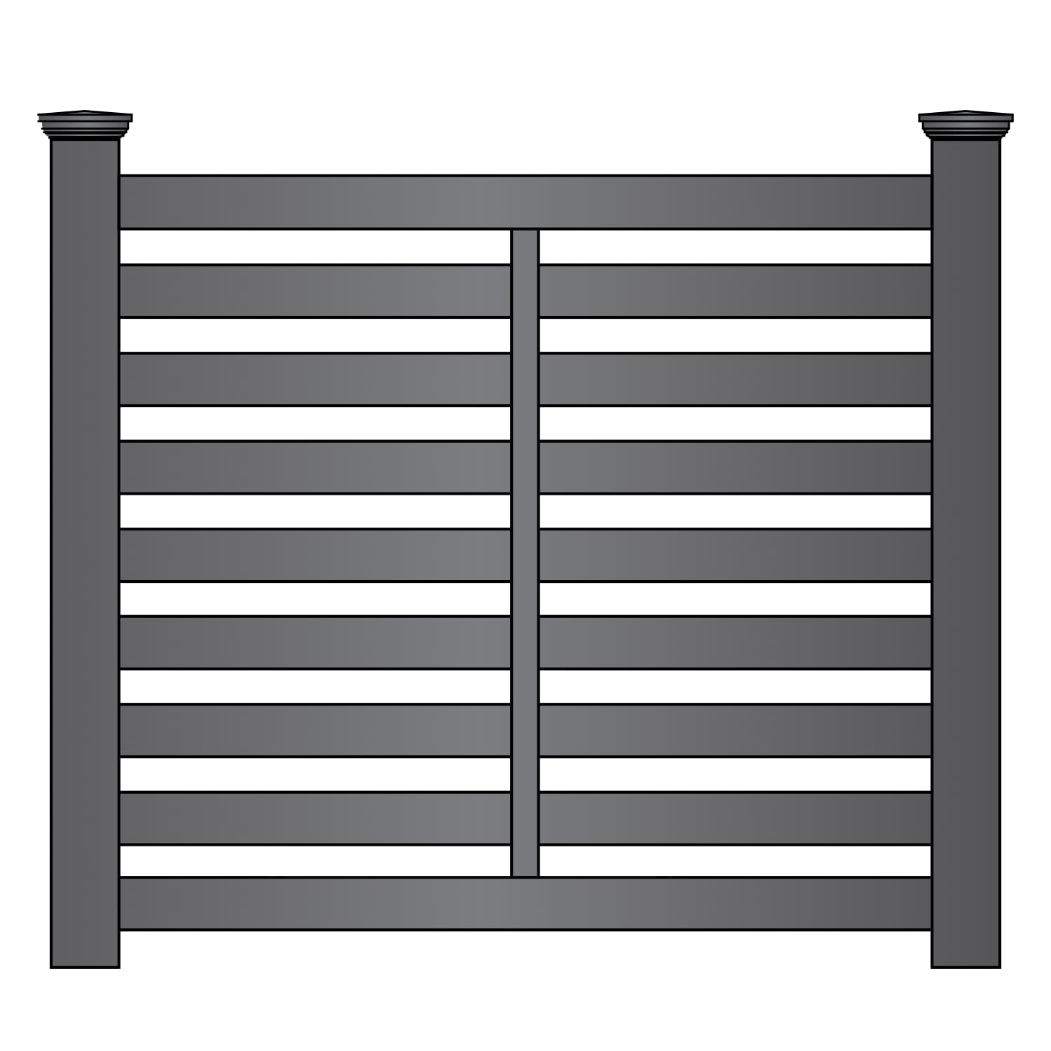 Semi Privacy Fence