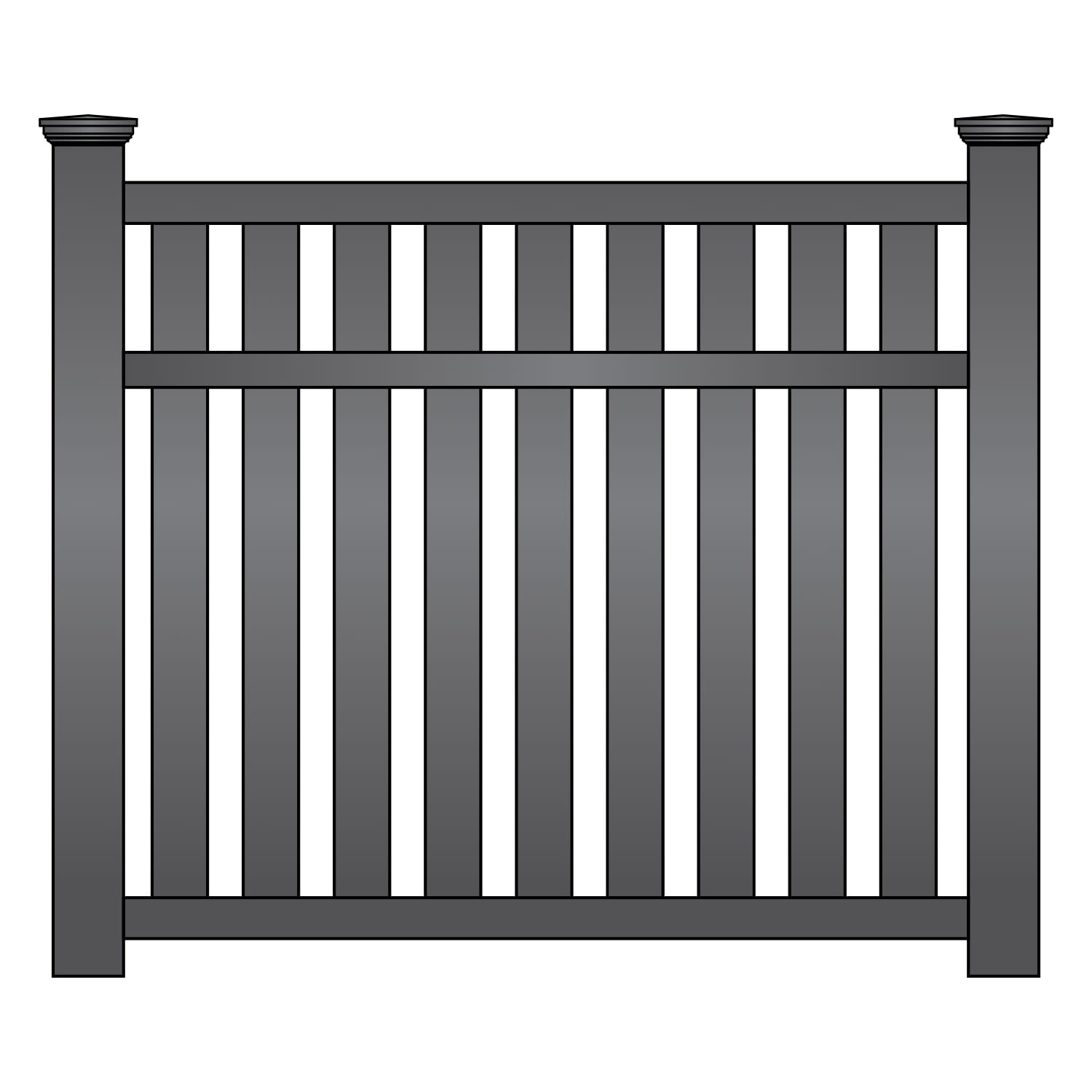 Semi Privacy Fence