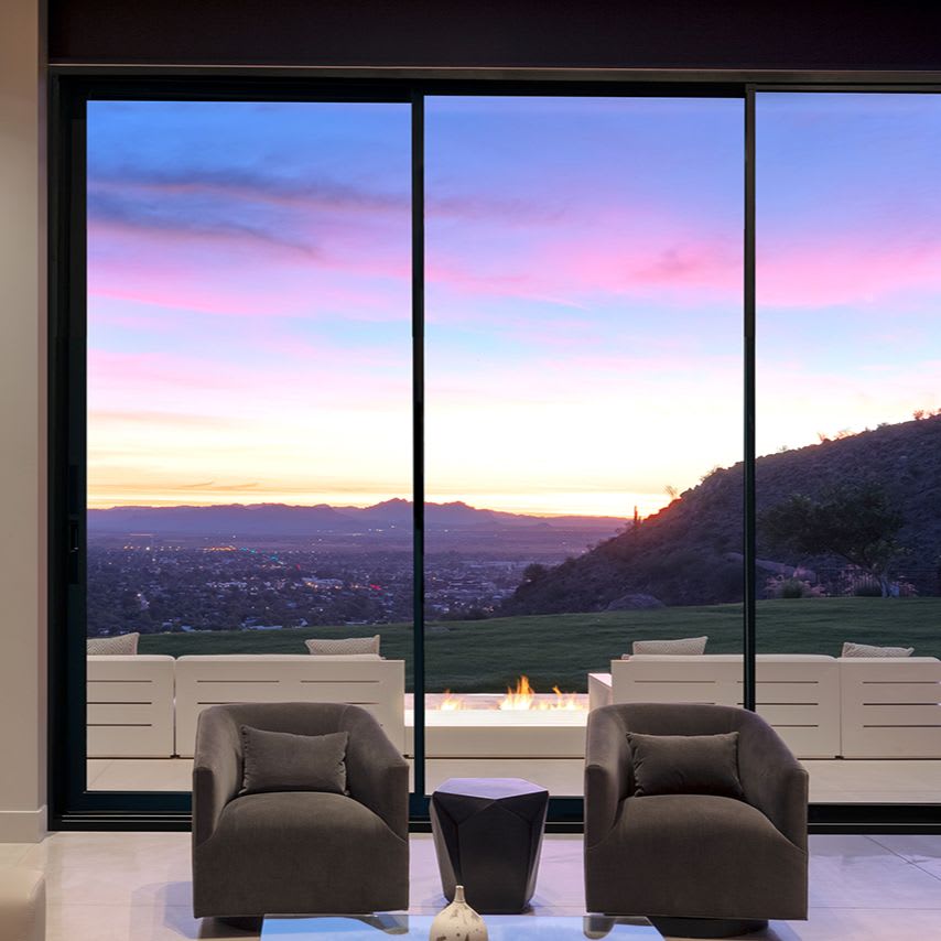 Minimalist Multi-Slide Door