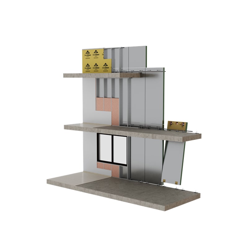 BIPV Cladifab Prefab Wall System