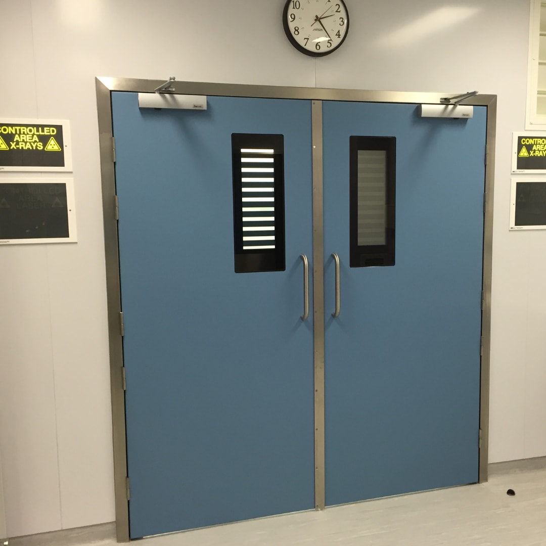 GRP Lead Lined Hinged Door