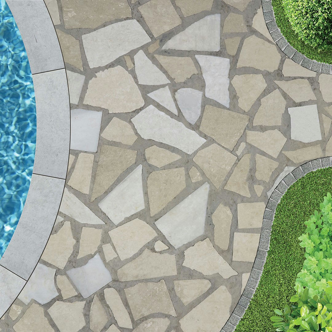 Mosaic Patio Slabs