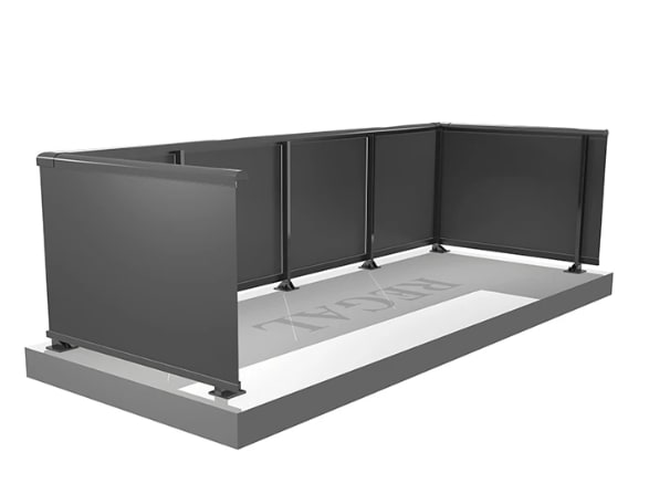 Aluminum Panels Railing