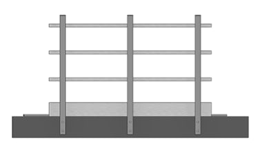 3-Rail Handrail