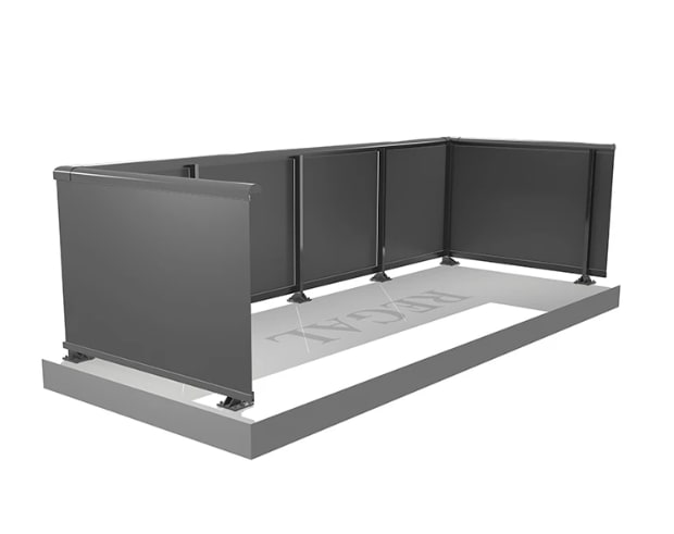 Aluminum Panels Railing