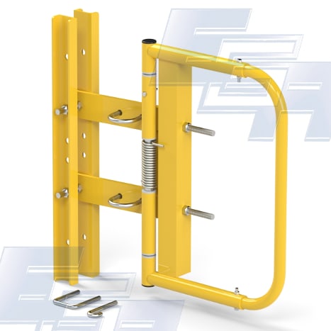 Narrow Yellow Powder Coat