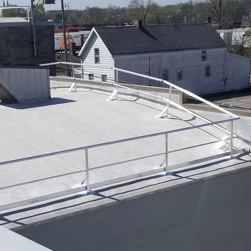 Surface Mount Aluminum Guardrail