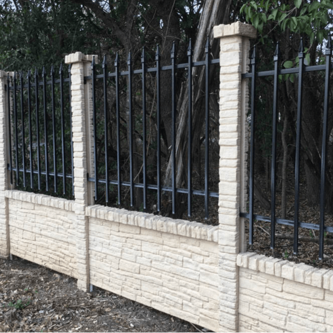 Concrete & Wrought Iron
