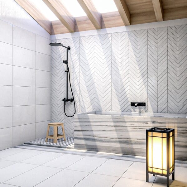 Chevron Aspen White