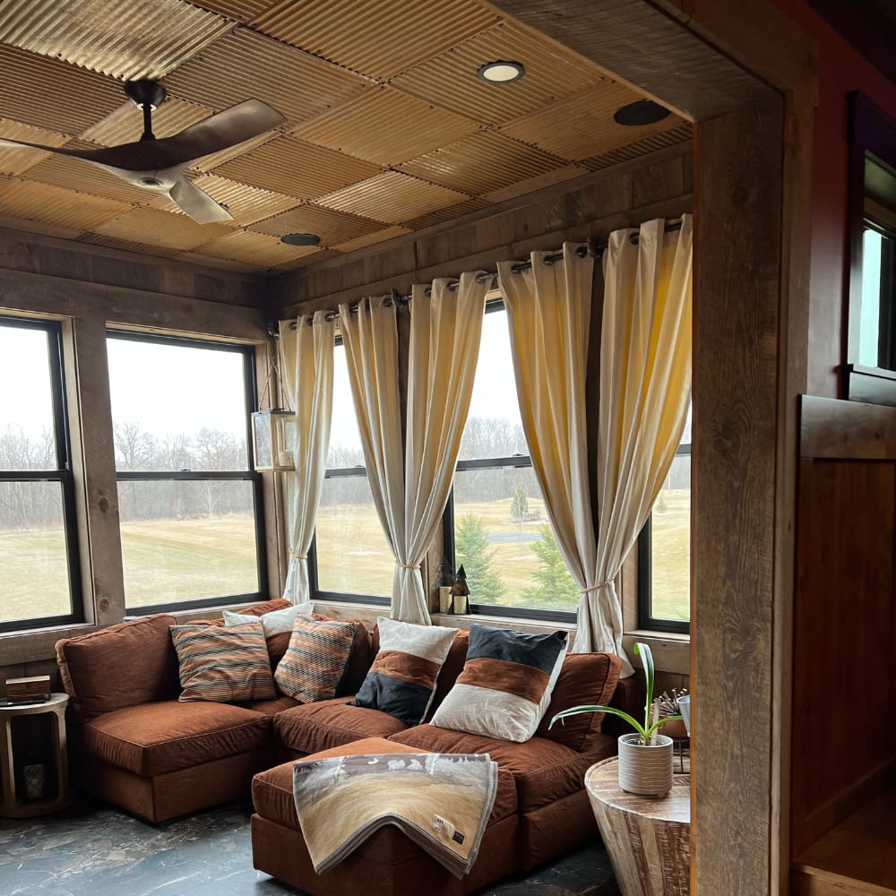 Corrugated Ceiling Tiles