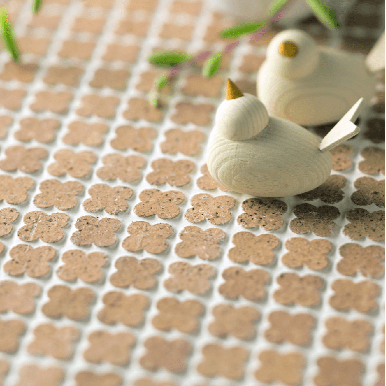 Flower pattern mosaic