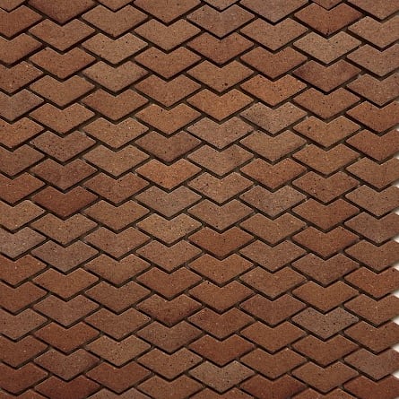 Chevron pattern mosaic