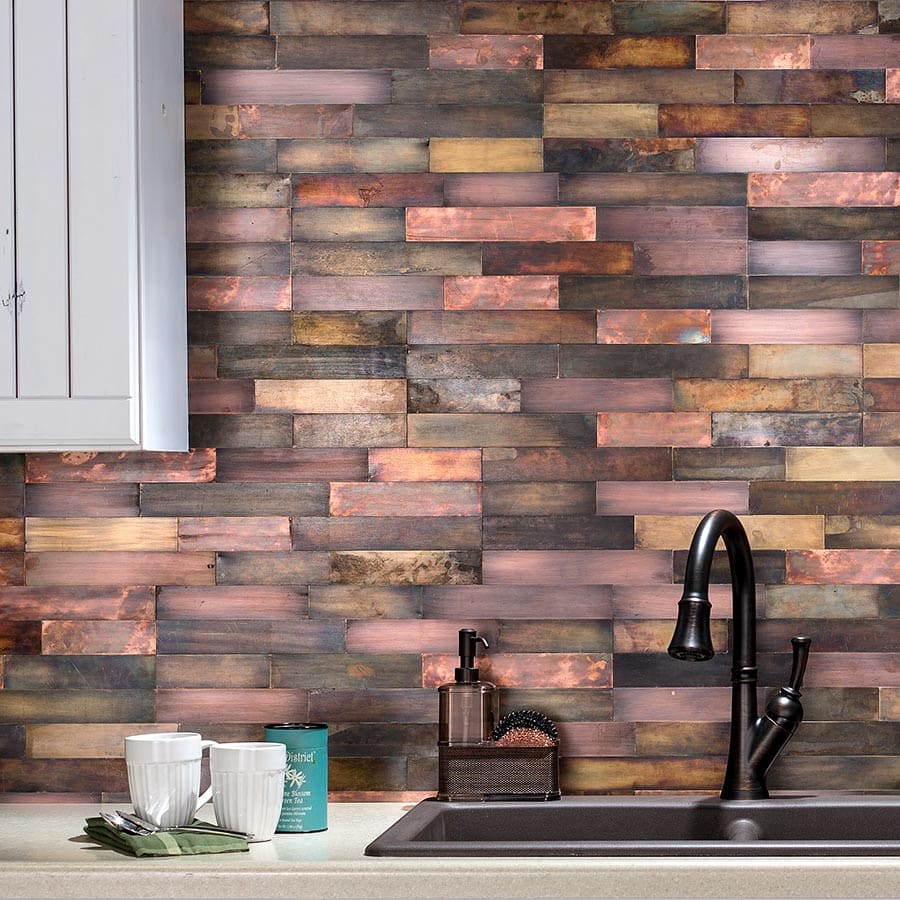 Distressed Metal Tiles