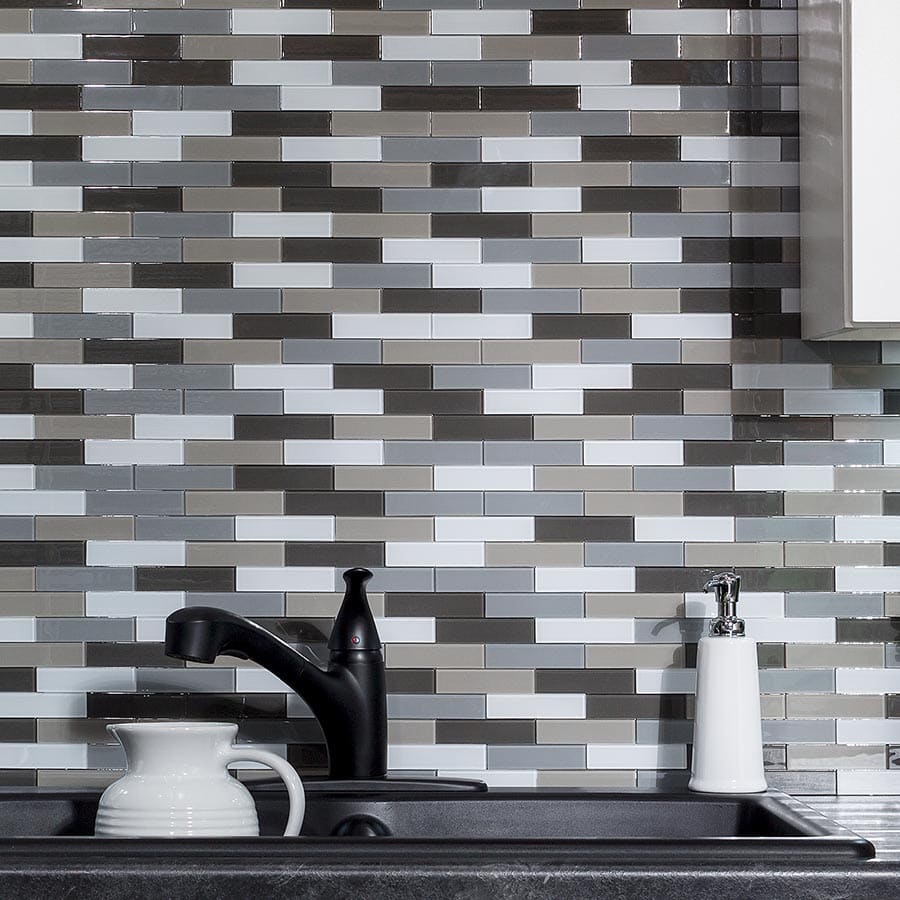 Matted Glass Backsplash Tiles