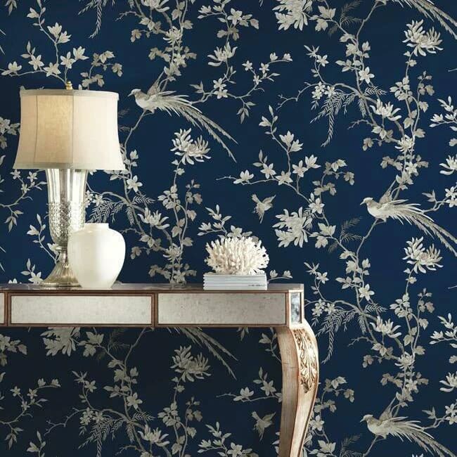 Bird And Blossom Chinoserie